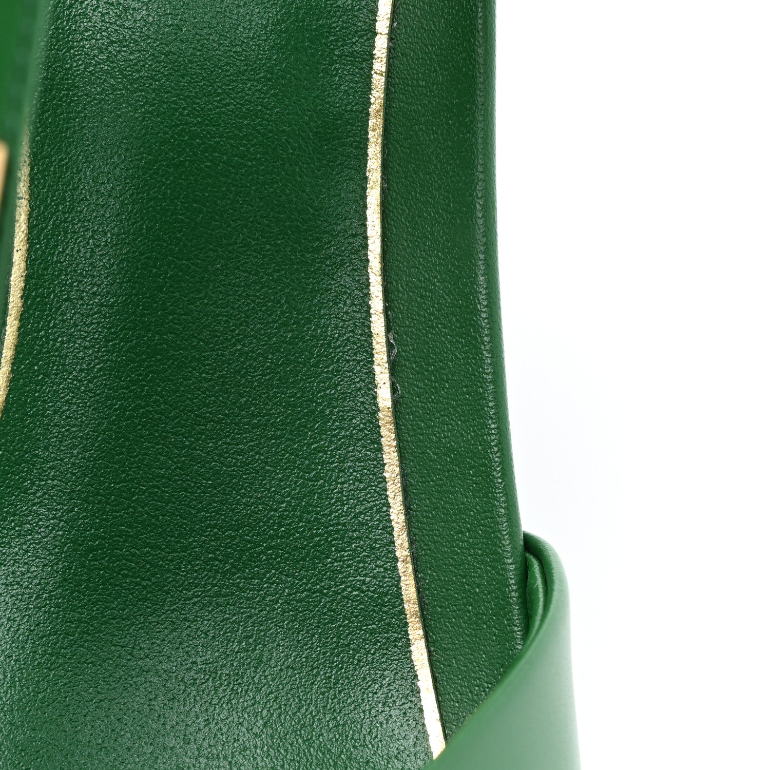 Valentino Garavani Calfskin Roman Stud Ankle Strap 100mm Pumps 40 Brilliant Green 10 of 11