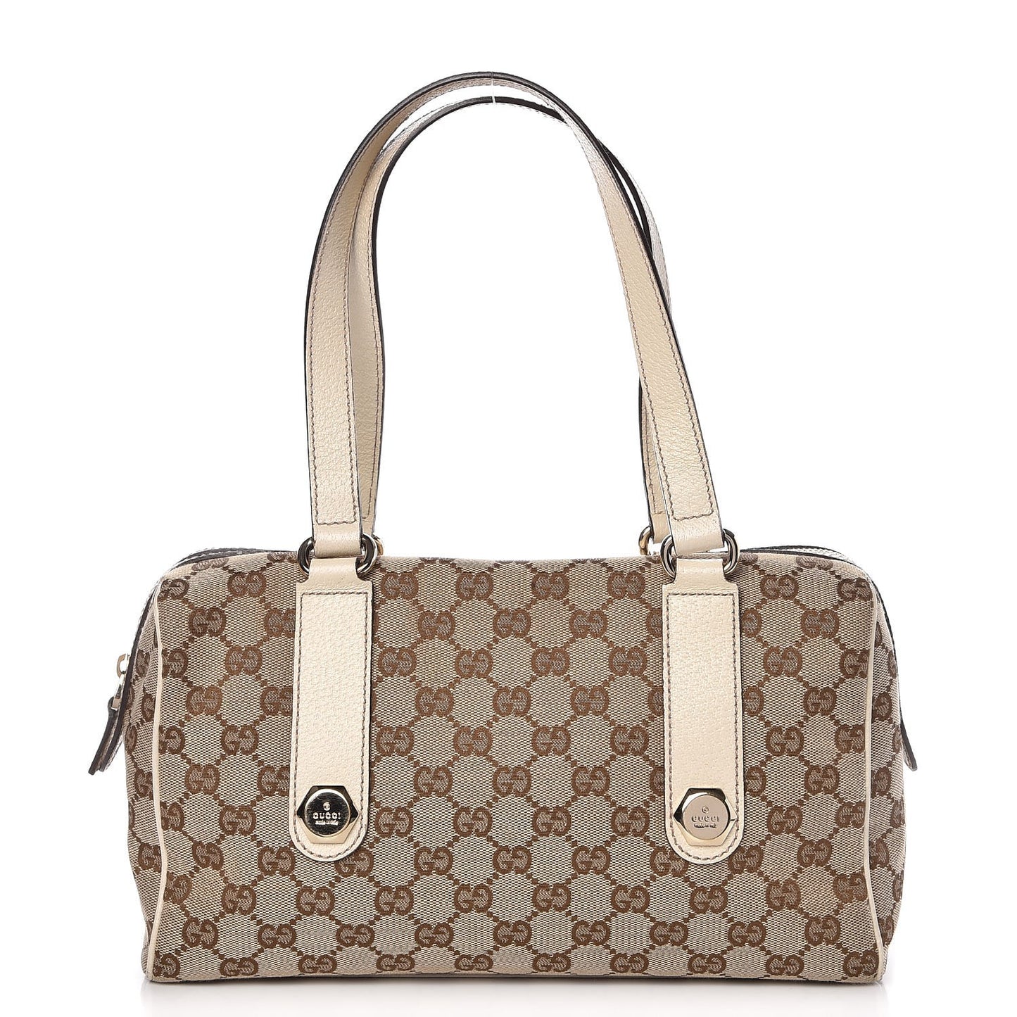 Monogram Small Charmy Boston White