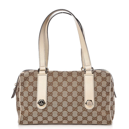 Gucci Monogram Small Charmy Boston White 1 of 11