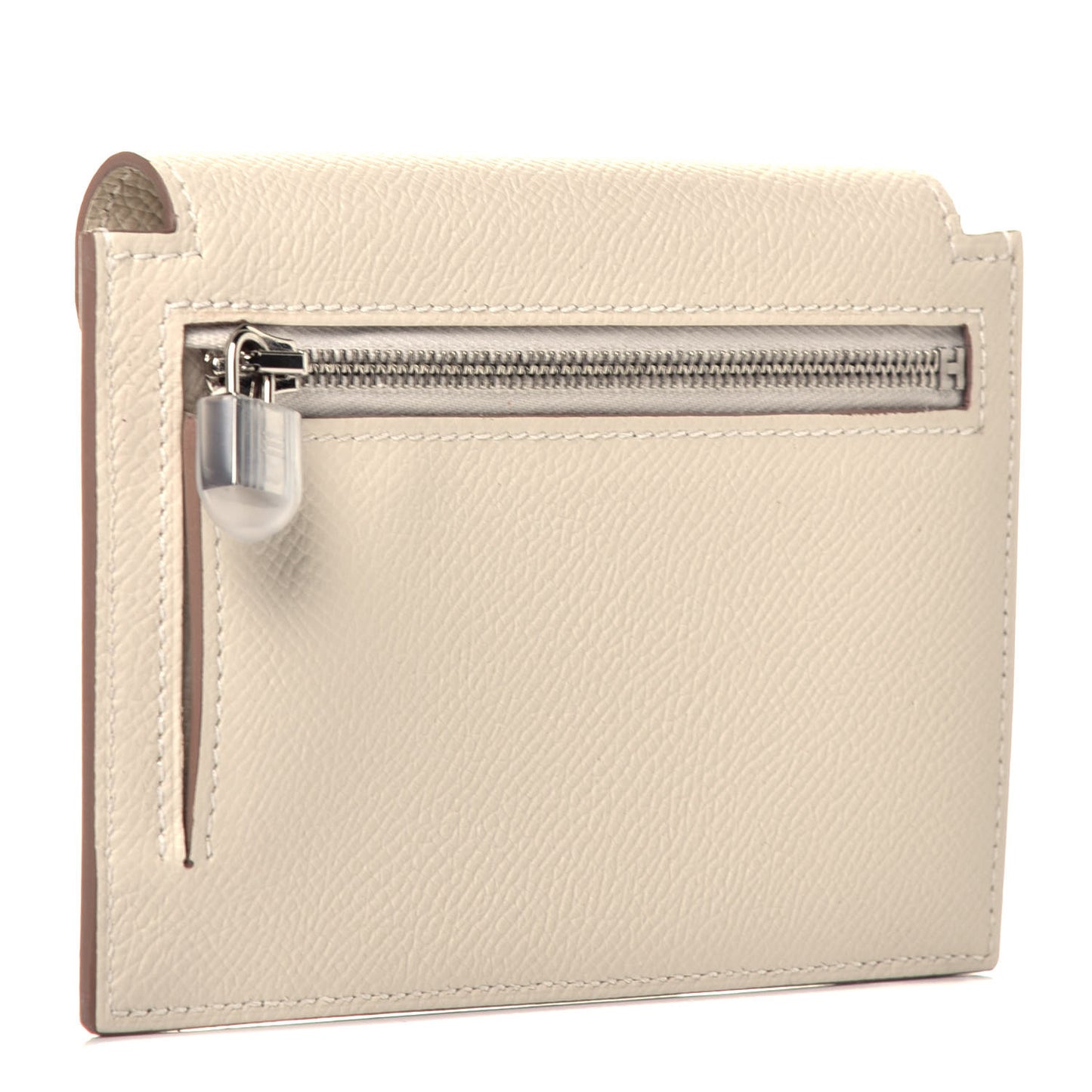 Epsom Kelly Pocket Compact Wallet Craie