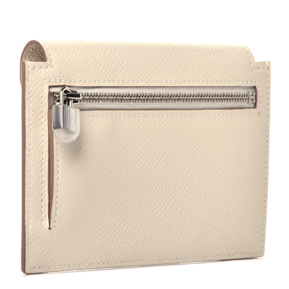 Hermes Epsom Kelly Pocket Compact Wallet Craie 3 of 7