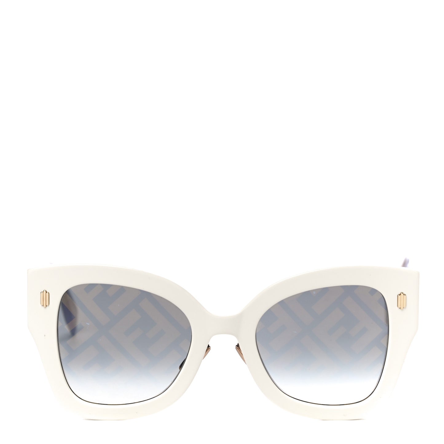 Acetate FF Sunglasses FF 0434/G/S White Gold