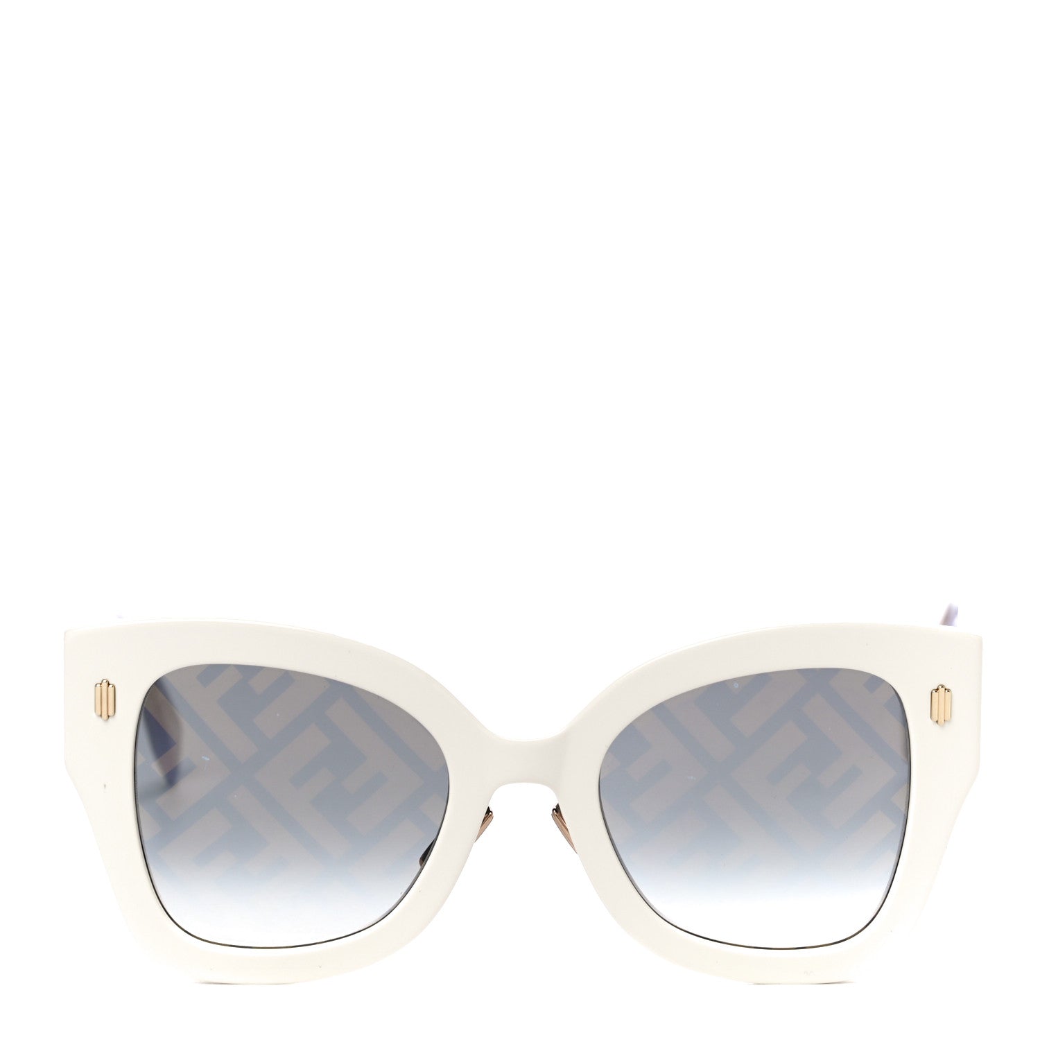 Fendi Acetate FF Sunglasses FF 0434/G/S White Gold 4 of 8