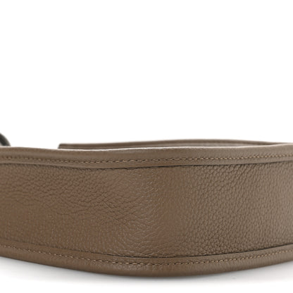 Hermes Taurillon Clemence Amazone Evelyne TPM Beige De Weimar Gris Etain 9 of 11