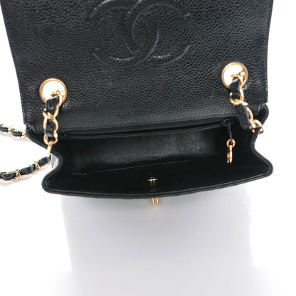 Chanel Caviar Quilted Mini Square Flap Black 5 of 7