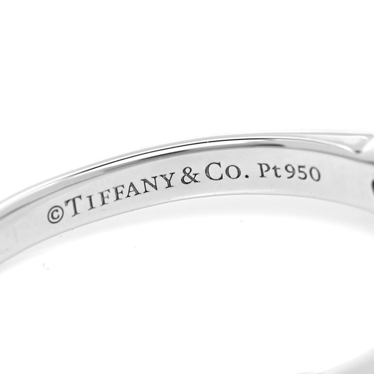 Platinum Diamond .34ct Solitaire Engagement Ring 50 5.5