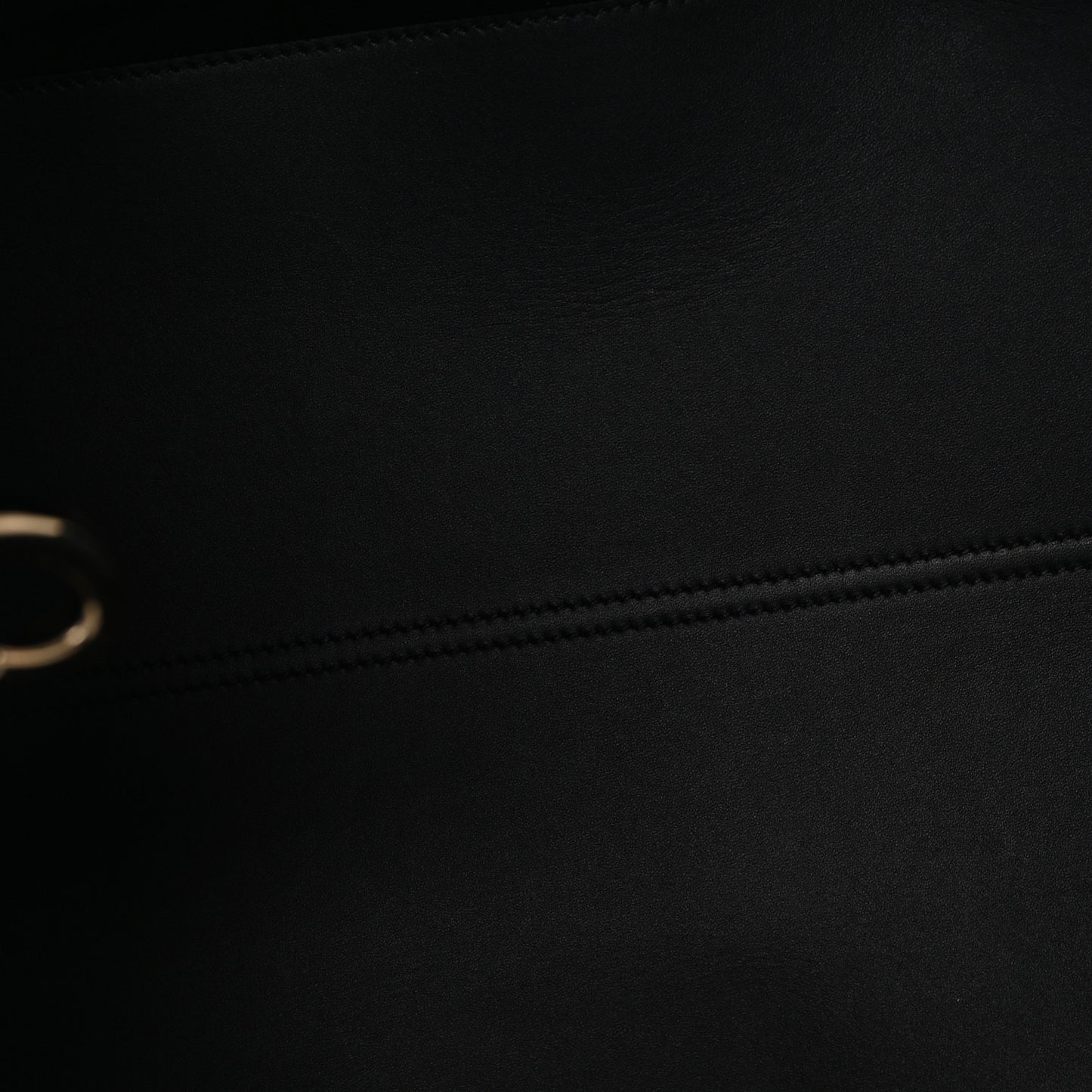 Calfskin Macrocannage Large Toujours Black