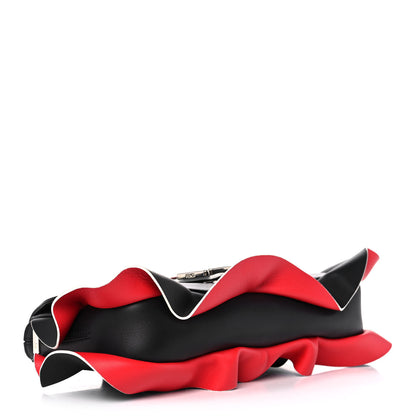 Fendi Calfskin Waves Heart Baguette Black 4 of 16
