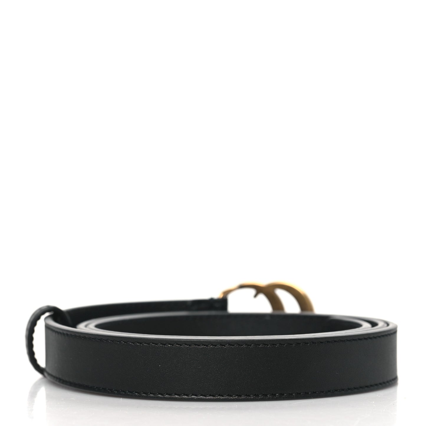 Calfskin Double G 20mm Belt 85 34 Black