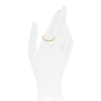 Van Cleef & Arpels 18K Yellow Gold Medium Perlee Ring 58 8.25 2 of 5