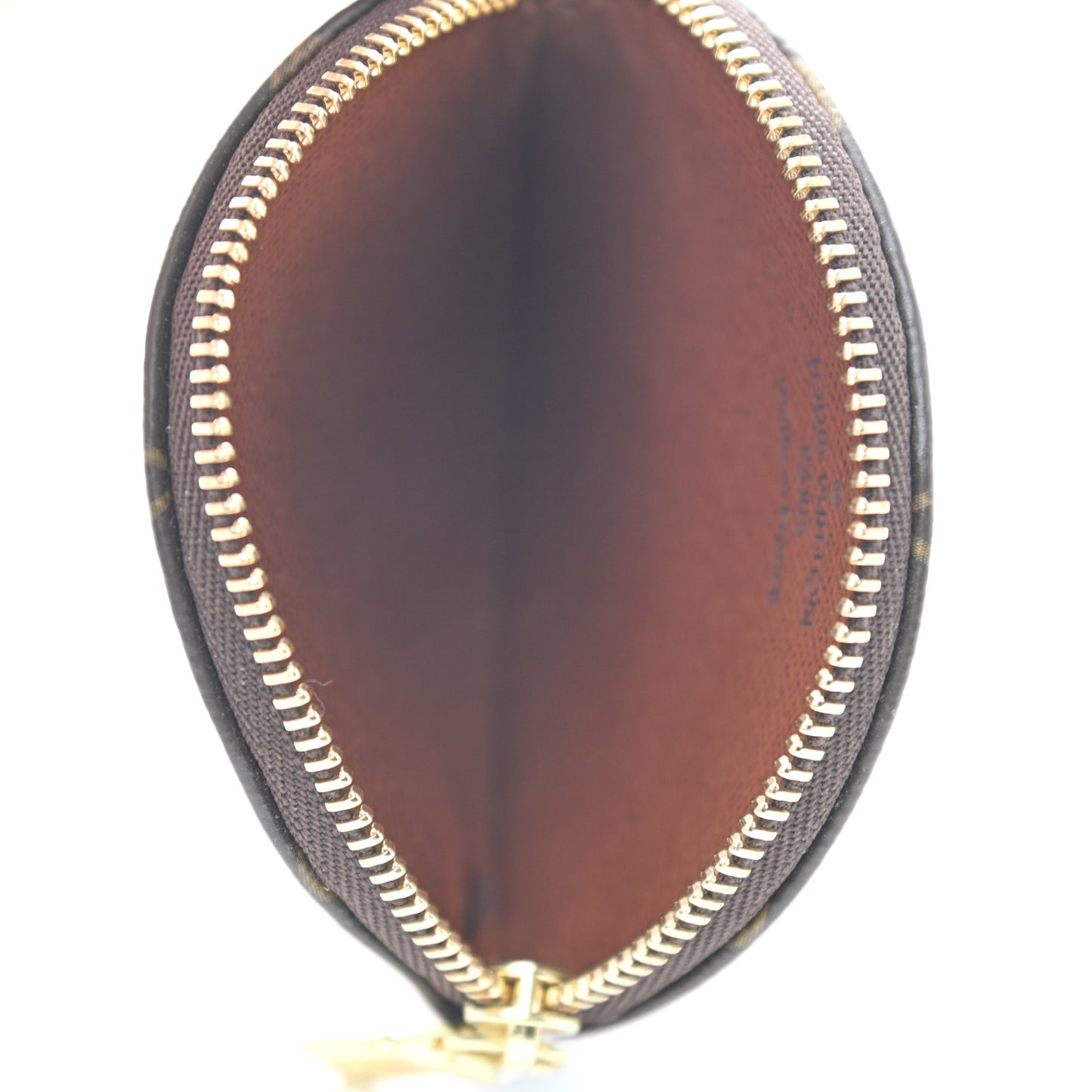 Monogram Round Coin Purse