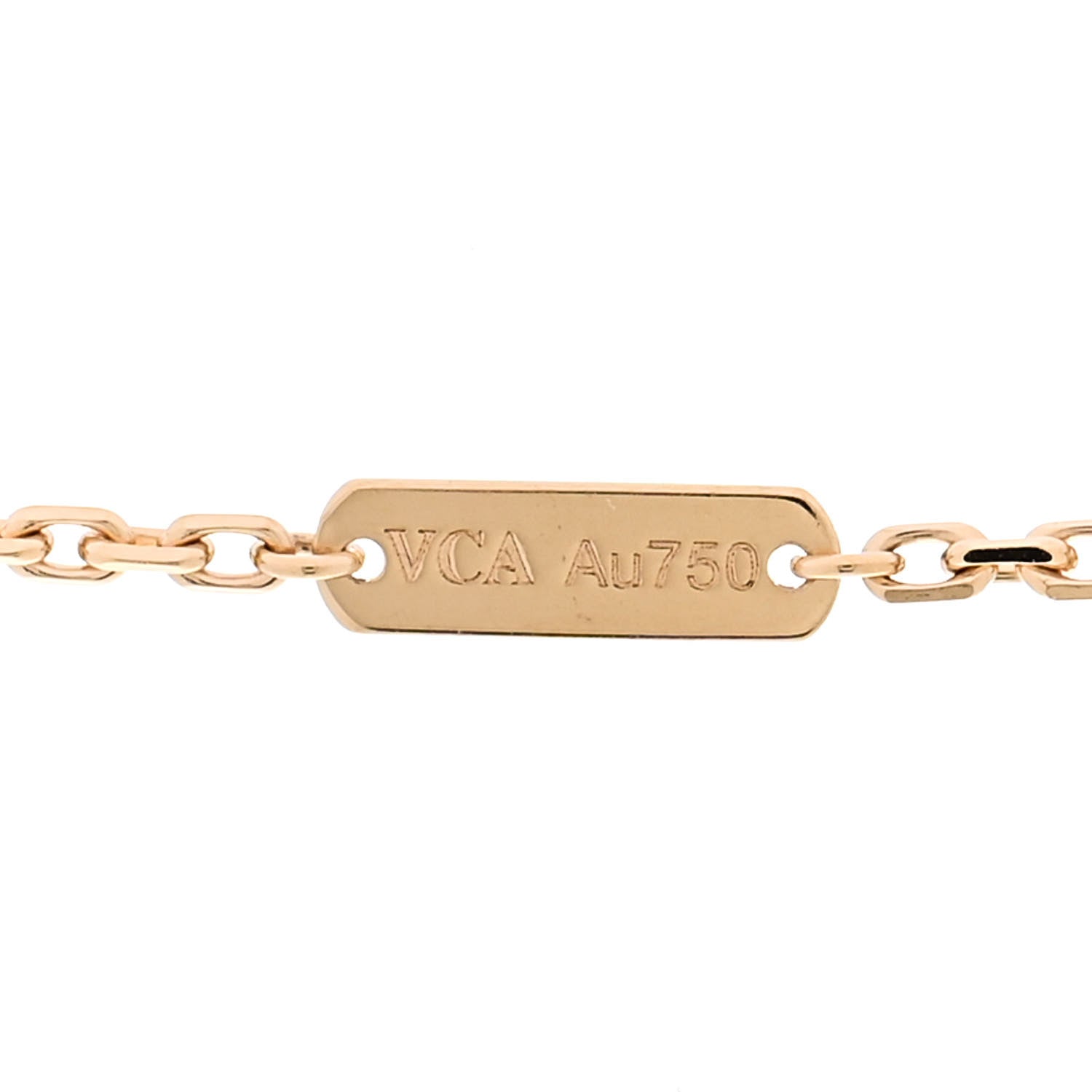 Van Cleef & Arpels 18K Yellow Gold Mother of Pearl Magic Alhambra Long Necklace 5 of 6