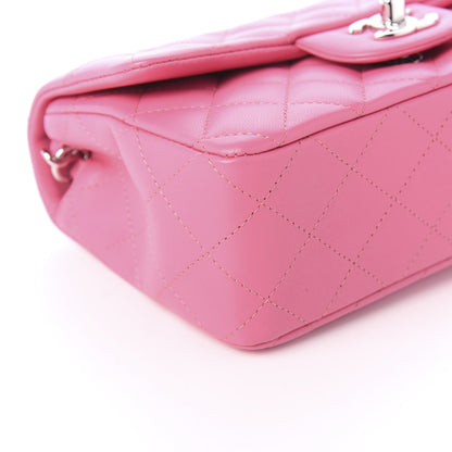 Chanel Lambskin Quilted Mini Rectangular Flap Pink 6 of 11