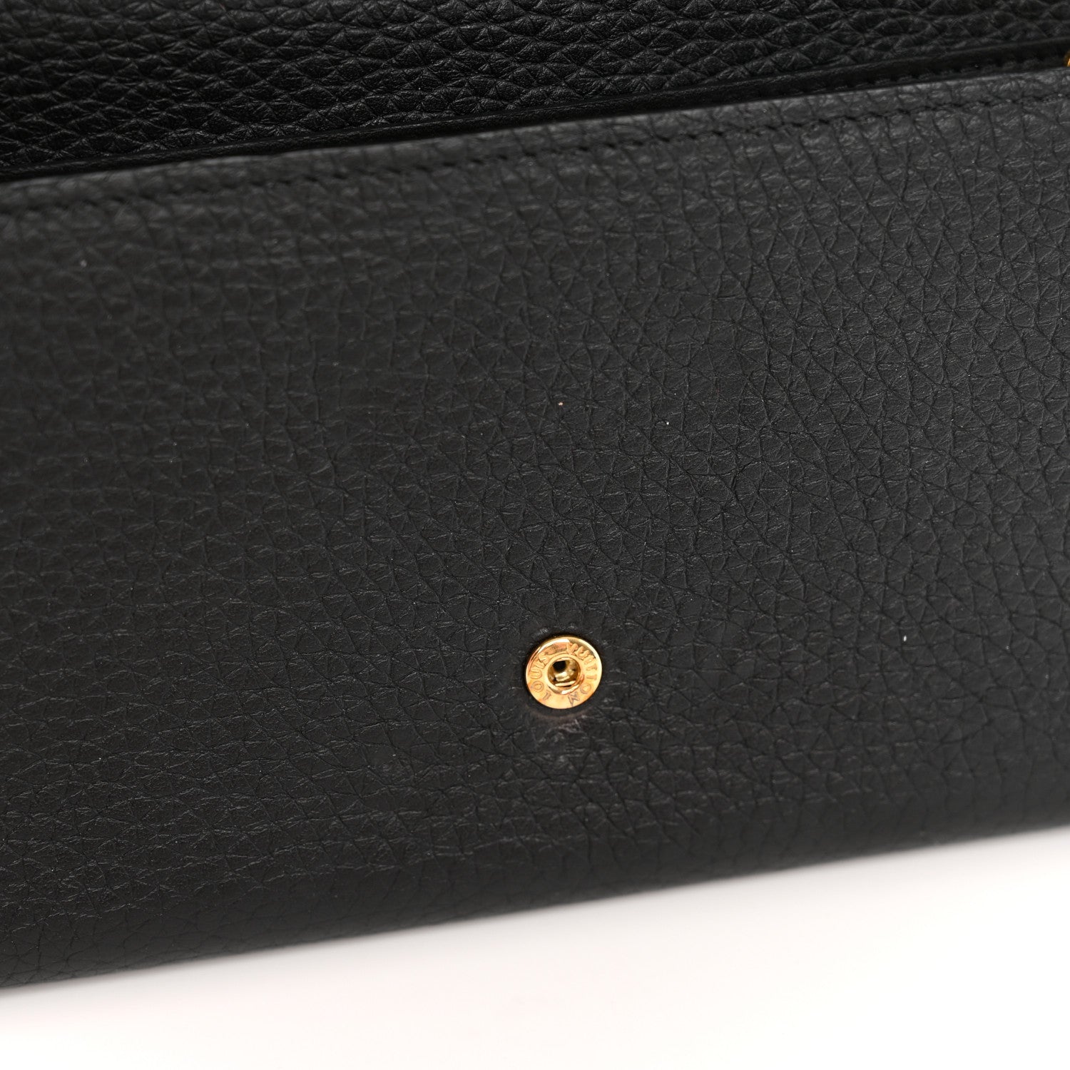 Louis Vuitton Taurillon Studded Sol Capucines Wallet Black 7 of 7