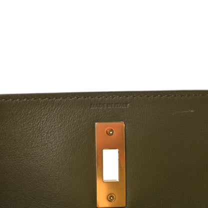 Celine Smooth Calfskin Bucket 16 Bag Dark Olive 8 of 14