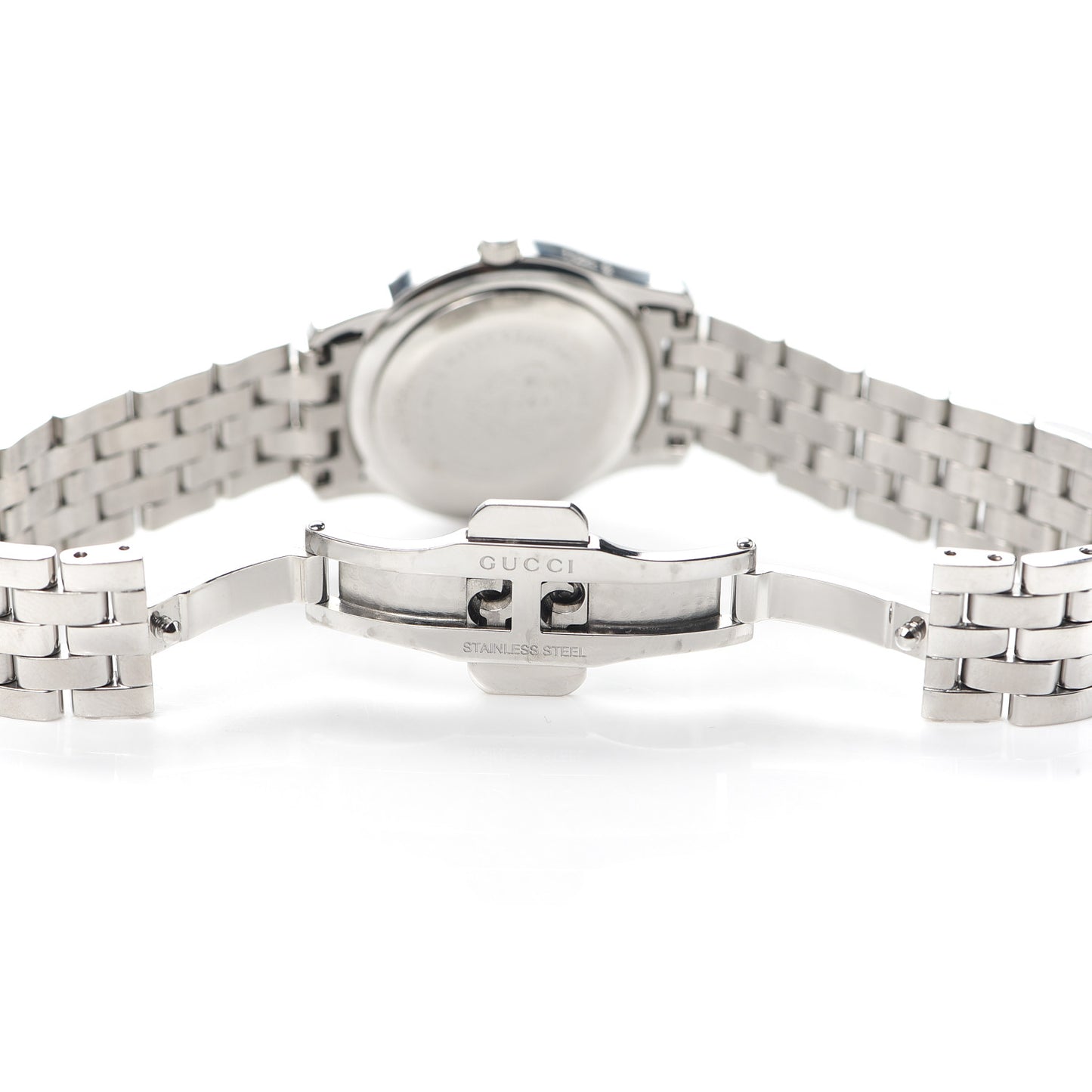 Stainless Steel Diamond Bezel Mother of Pearl 27mm 5500L Quartz Watch