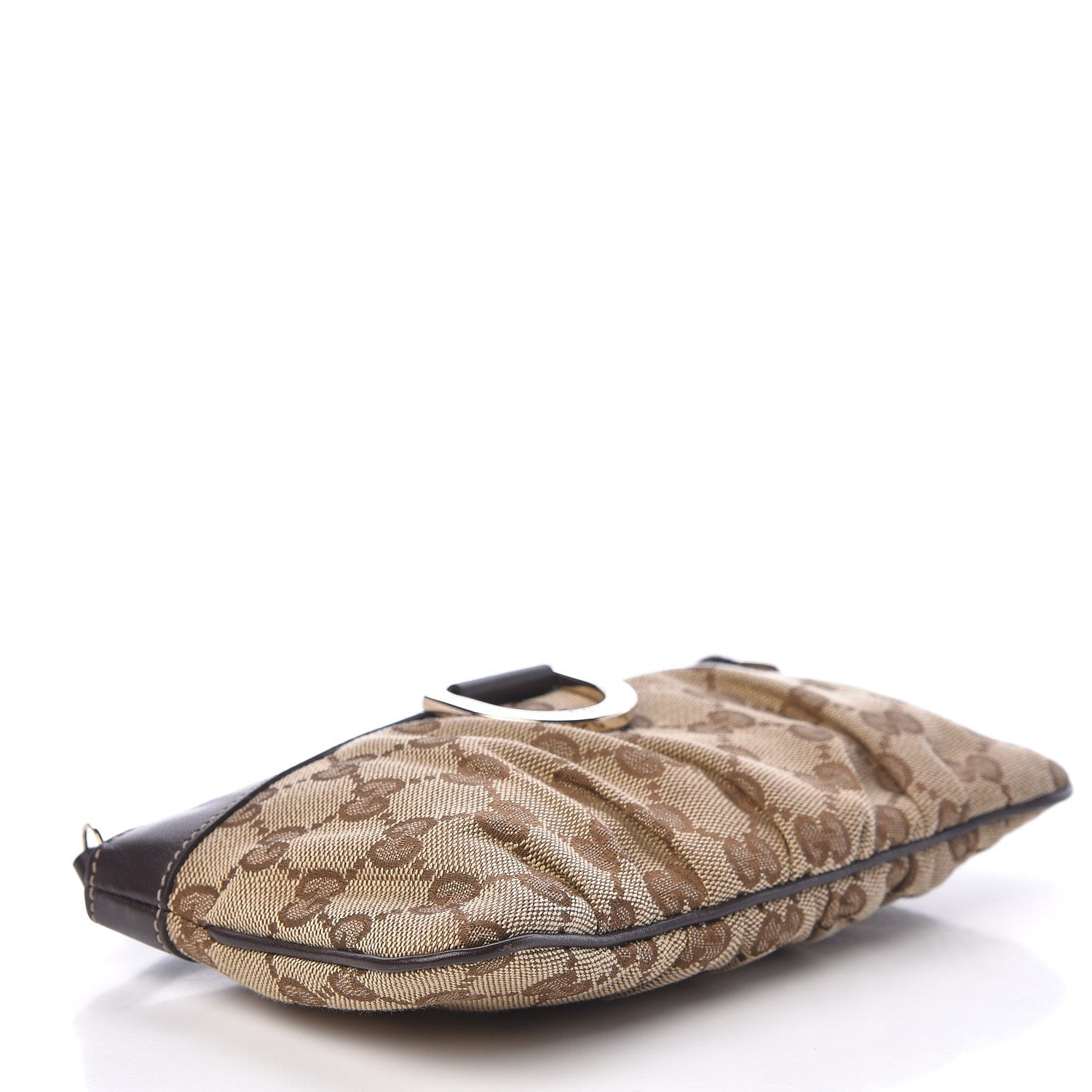 Gucci Monogram D Ring Wristlet Dark Brown 4 of 9