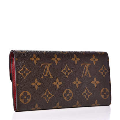 Louis Vuitton Monogram Emilie Wallet Fuchsia 2 of 8