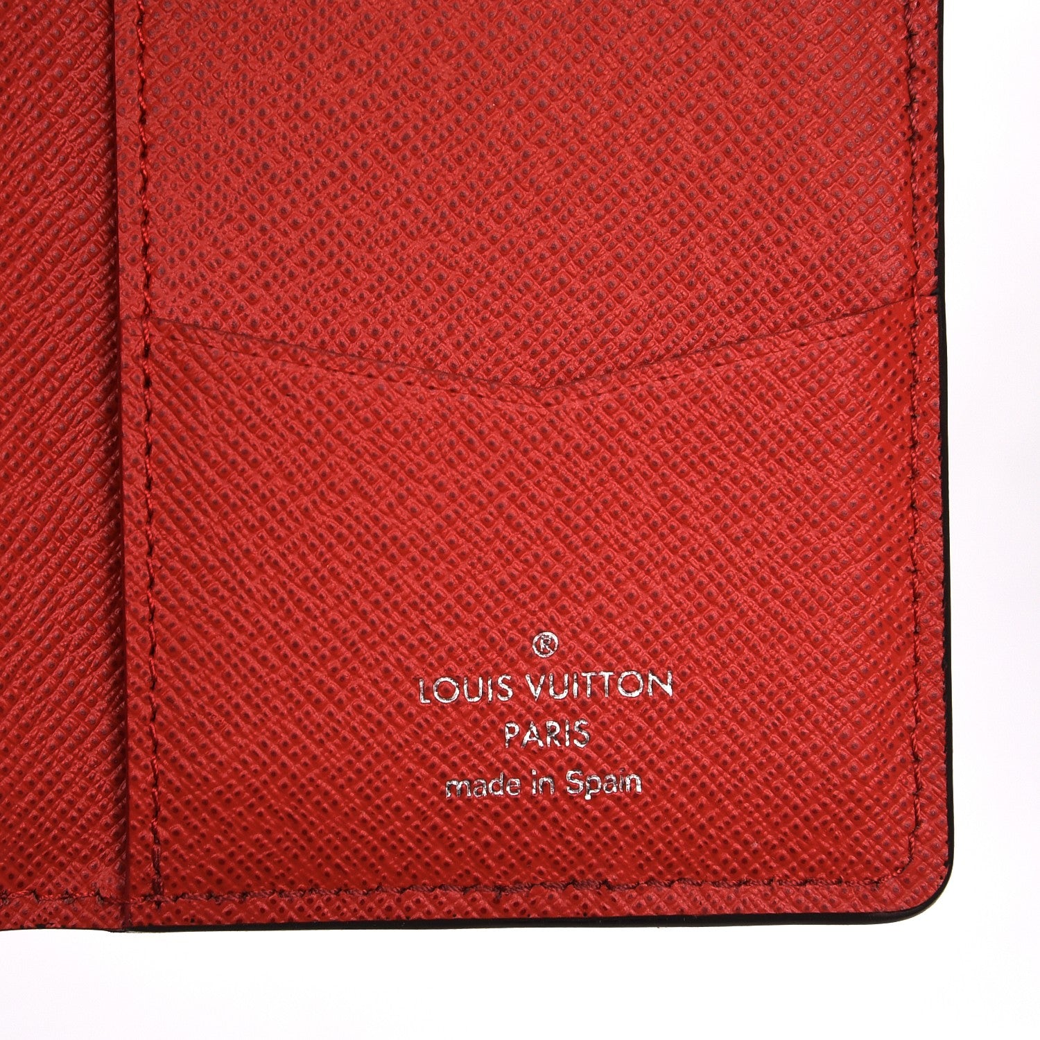 Louis Vuitton X SUPREME Epi Pocket Organizer Red 6 of 8