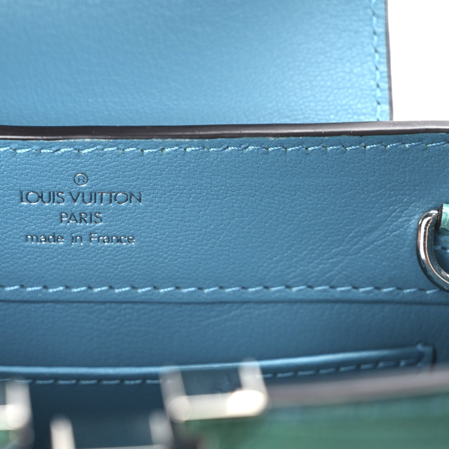 Louis Vuitton Lizard Capucines Mini Curacou Emeraude 6 of 10
