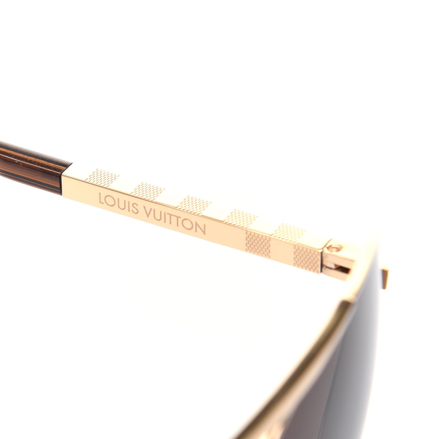 Louis Vuitton Metal Attitude Pilote Sunglasses Z0339U Gold 5 of 9