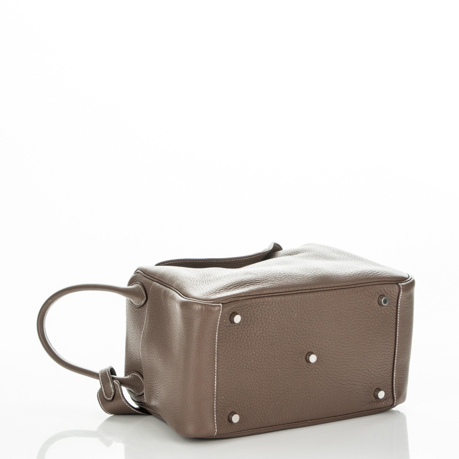 Hermes Taurillon Clemence Lindy 30 Etoupe 4 of 6