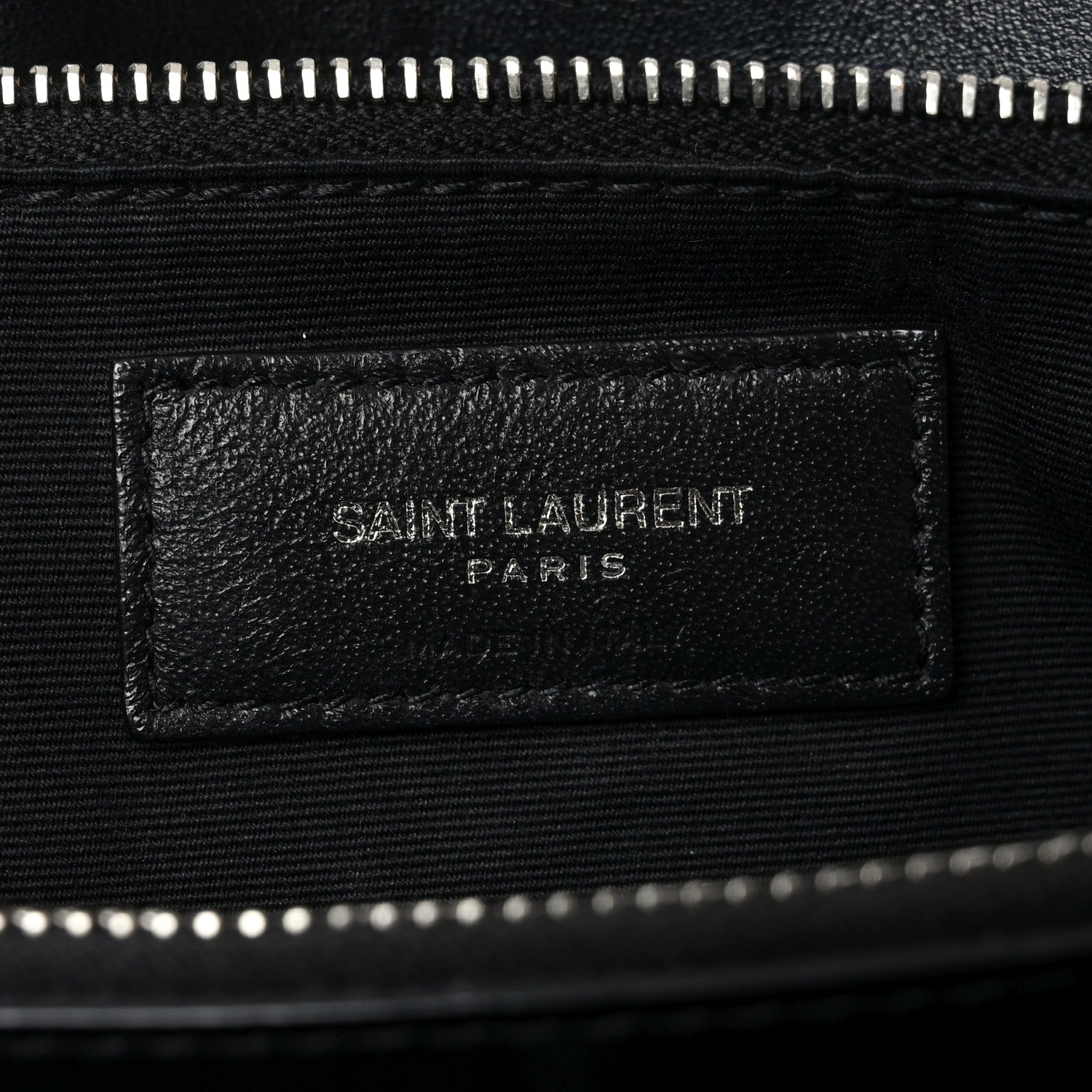 Saint Laurent Calfskin Y Quilted Monogram Large Loulou Chain Satchel Black 6 of 10