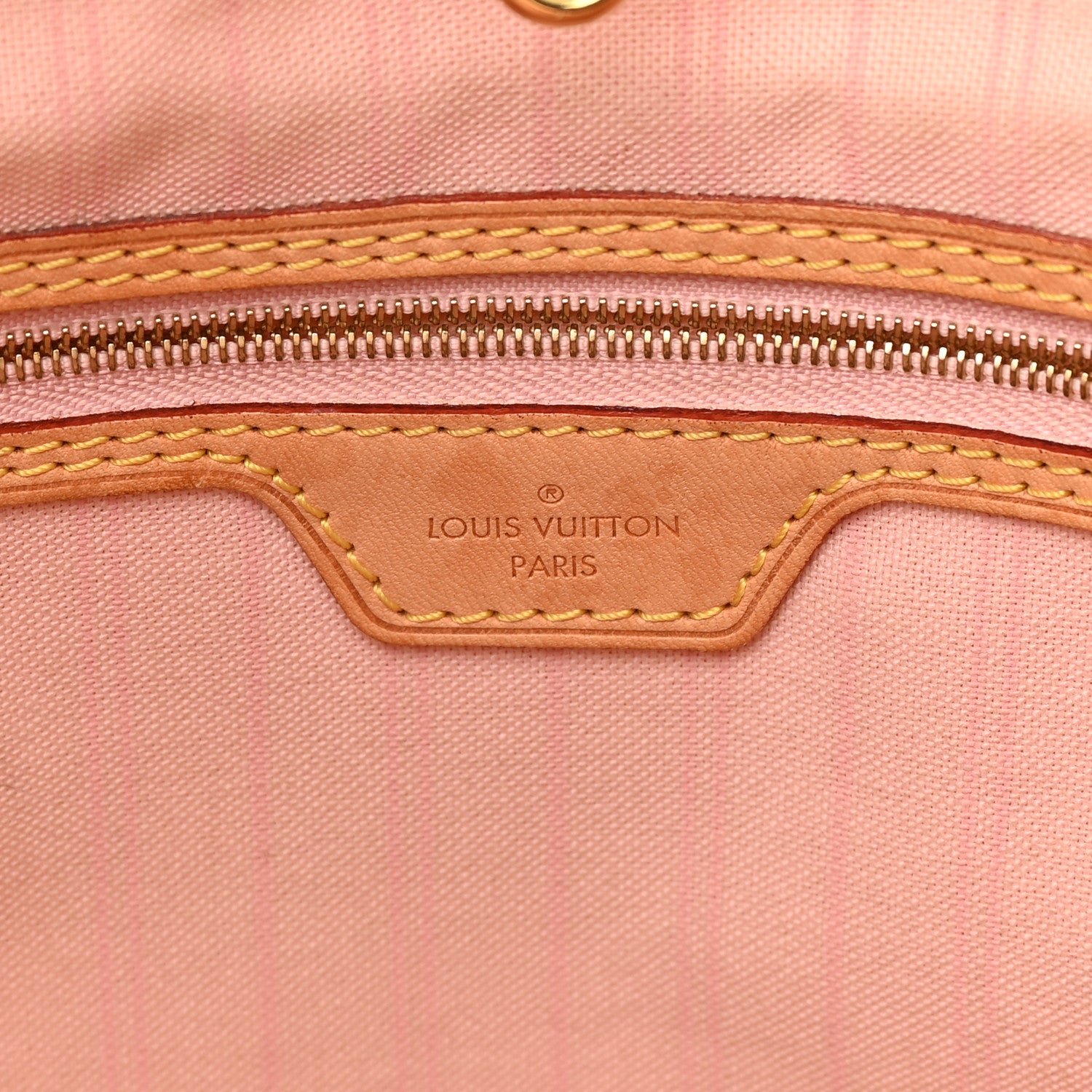 Louis Vuitton Damier Azur Delightful MM Rose Ballerine 6 of 16