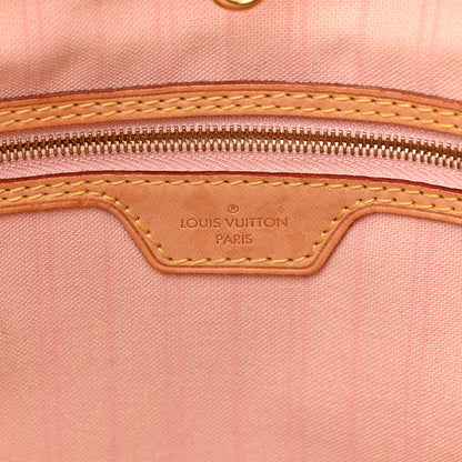Louis Vuitton Damier Azur Delightful MM Rose Ballerine 6 of 16