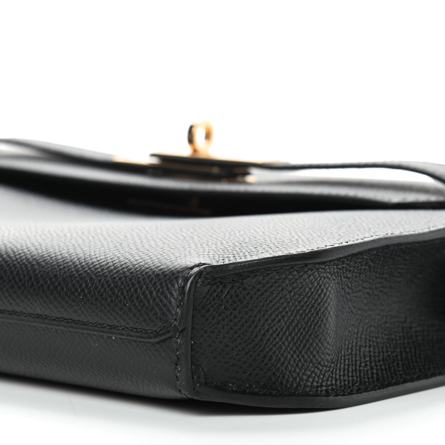Hermes Epsom Kelly Depeches 25 Pouch Black 8 of 8