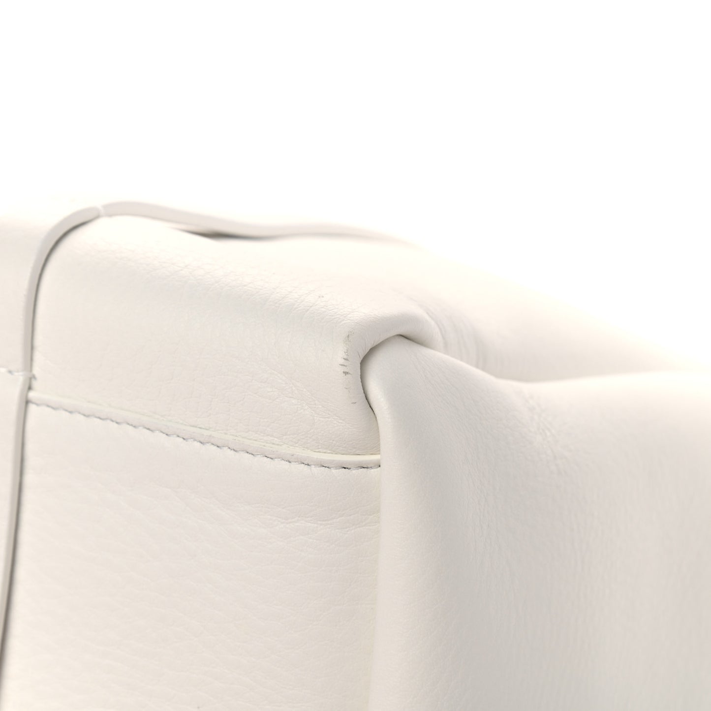 Veau Baltimore Double Sided Small Everyday Tote Optic White Black