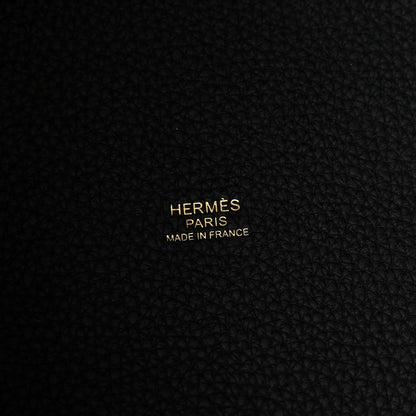 Hermes Taurillon Clemence Picotin Lock 22 MM Black 6 of 11