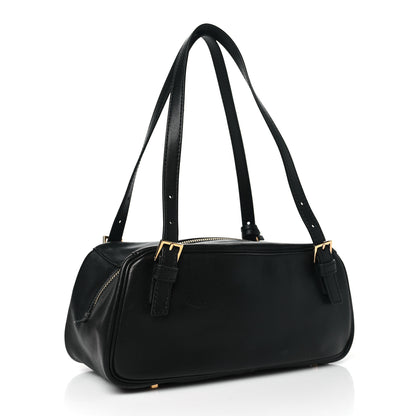 Versace Lambskin Bowling Bag Black 3 of 9