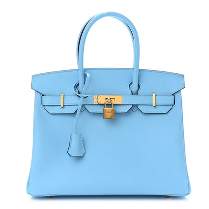 Hermes Epsom Birkin 30 Celeste 1 of 11