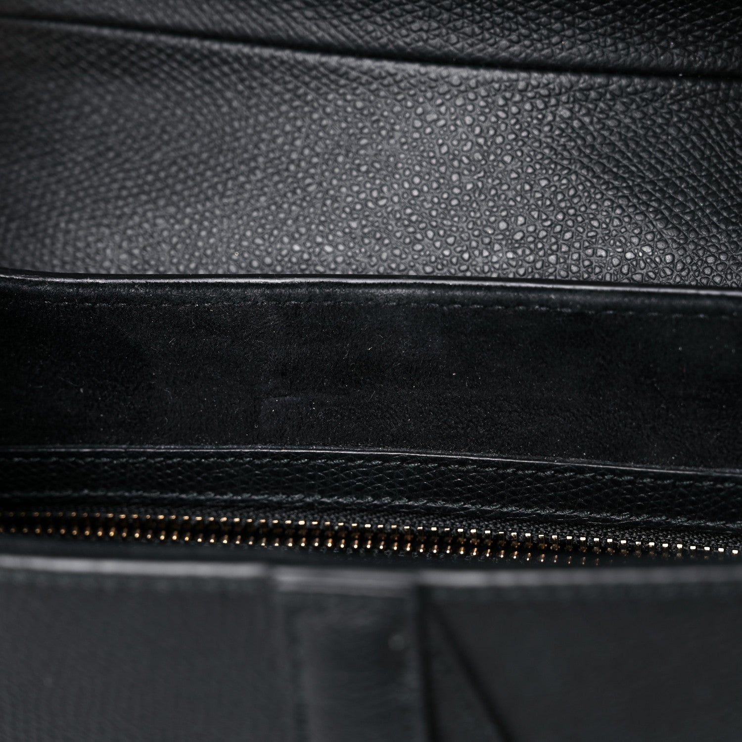 Christian Dior Grained Calfskin Saddle Bag Black 10 of 15