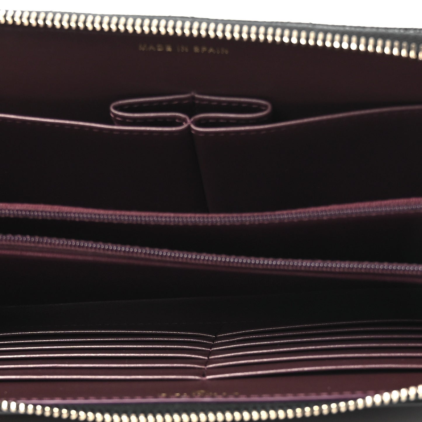 Caviar Quilted Zipped Travel Pouch Black