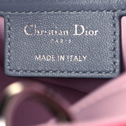 Christian Dior Lambskin Cannage Medium Tri-Color Lady Dior Fuchsia 5 of 13