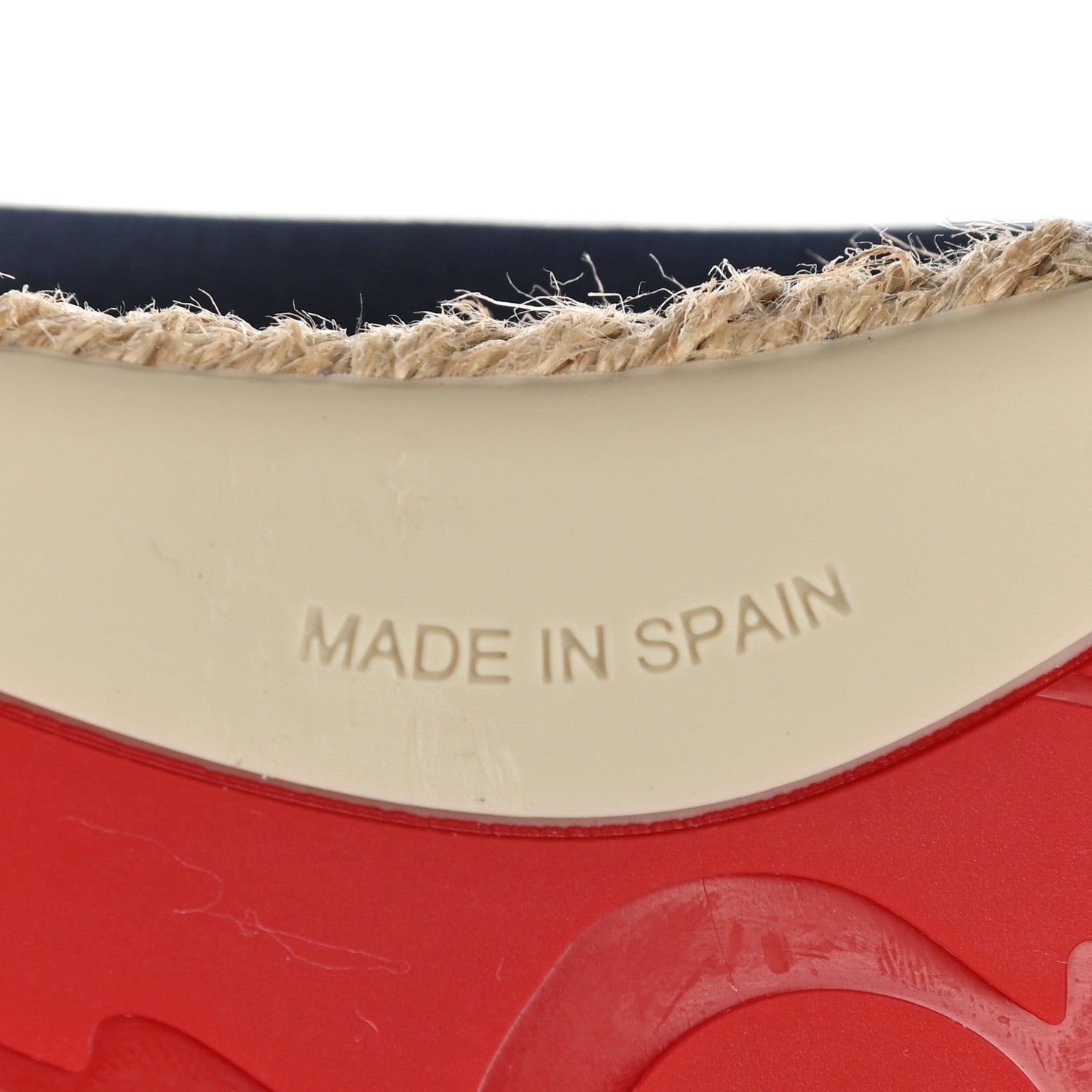 Christian Louboutin Toile Calfskin Espasneak Flat Sneaker 38 Obscur 7 of 7