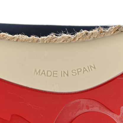 Christian Louboutin Toile Calfskin Espasneak Flat Sneaker 38 Obscur 7 of 7