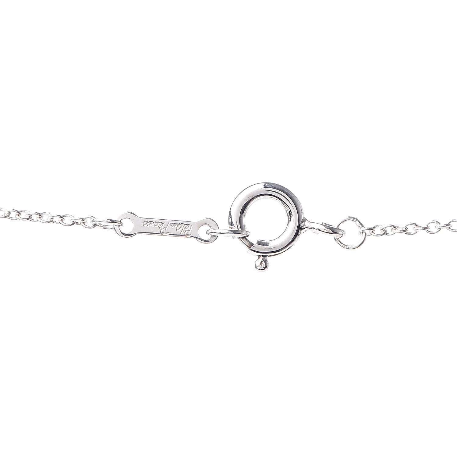 Tiffany Sterling Silver Small Paloma Picasso Loving Heart Pendant Necklace 4 of 5