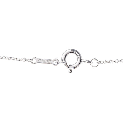 Tiffany Sterling Silver Small Paloma Picasso Loving Heart Pendant Necklace 4 of 5