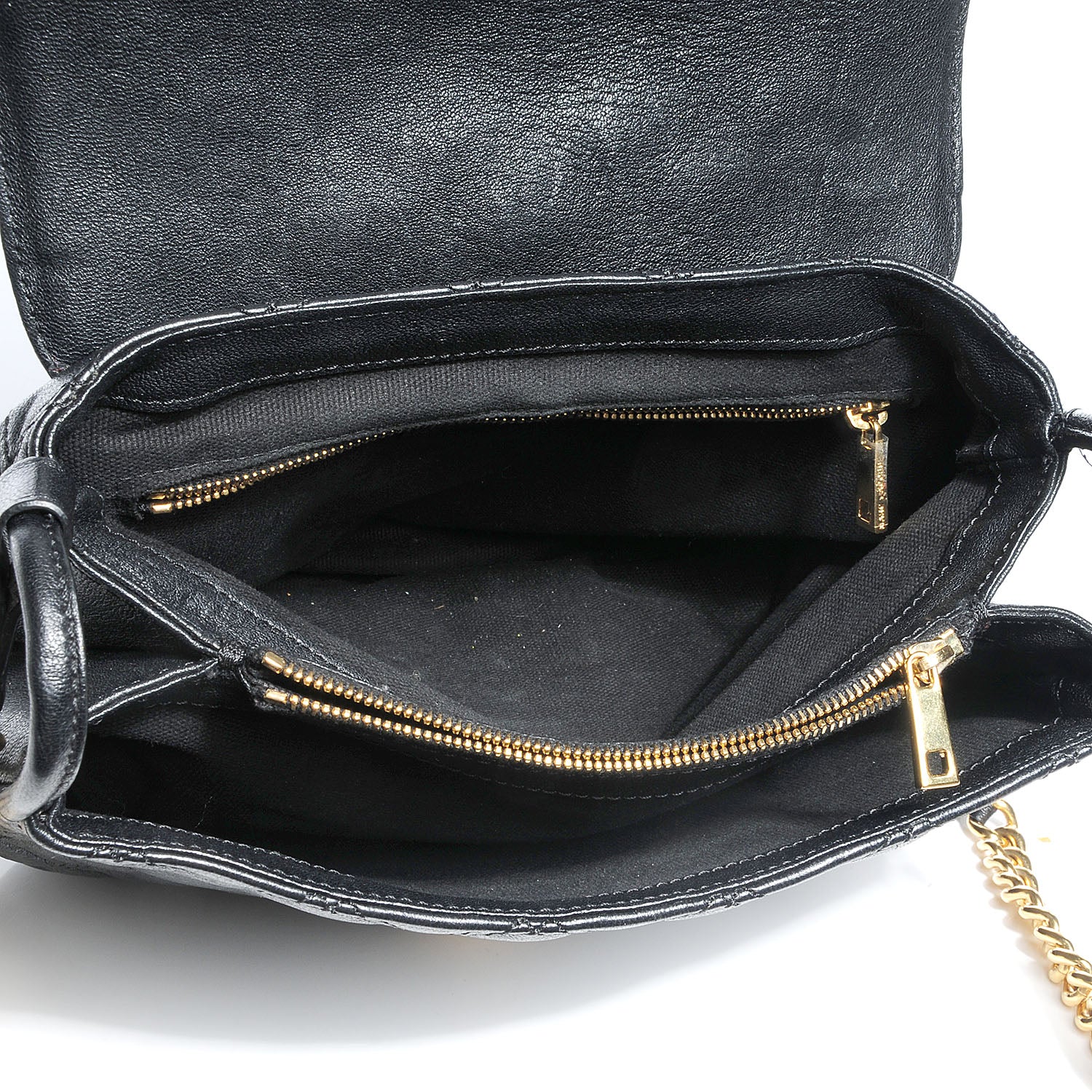 Marc Jacobs Quilted Lambskin Cooper Crossbody Bag Black 10 of 10