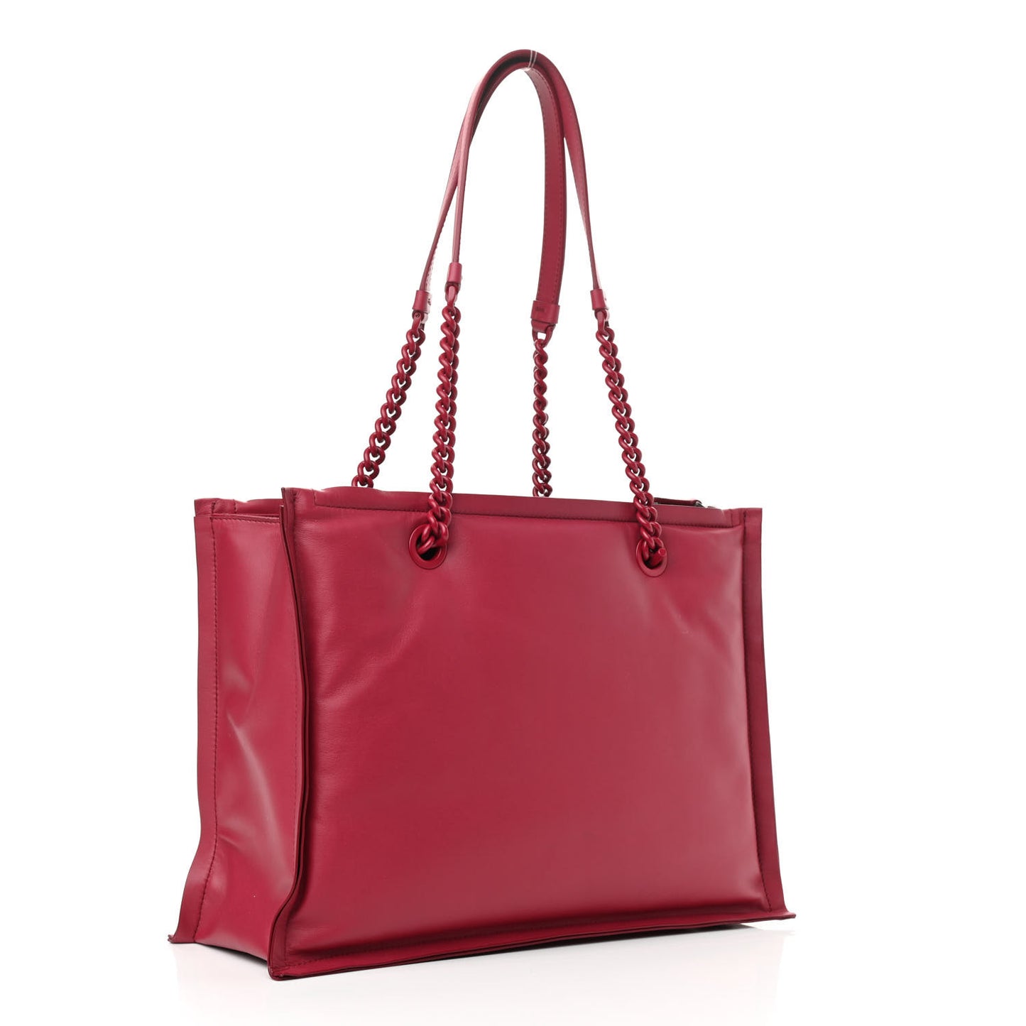 Calfskin Viva Bow Tote Melagrana