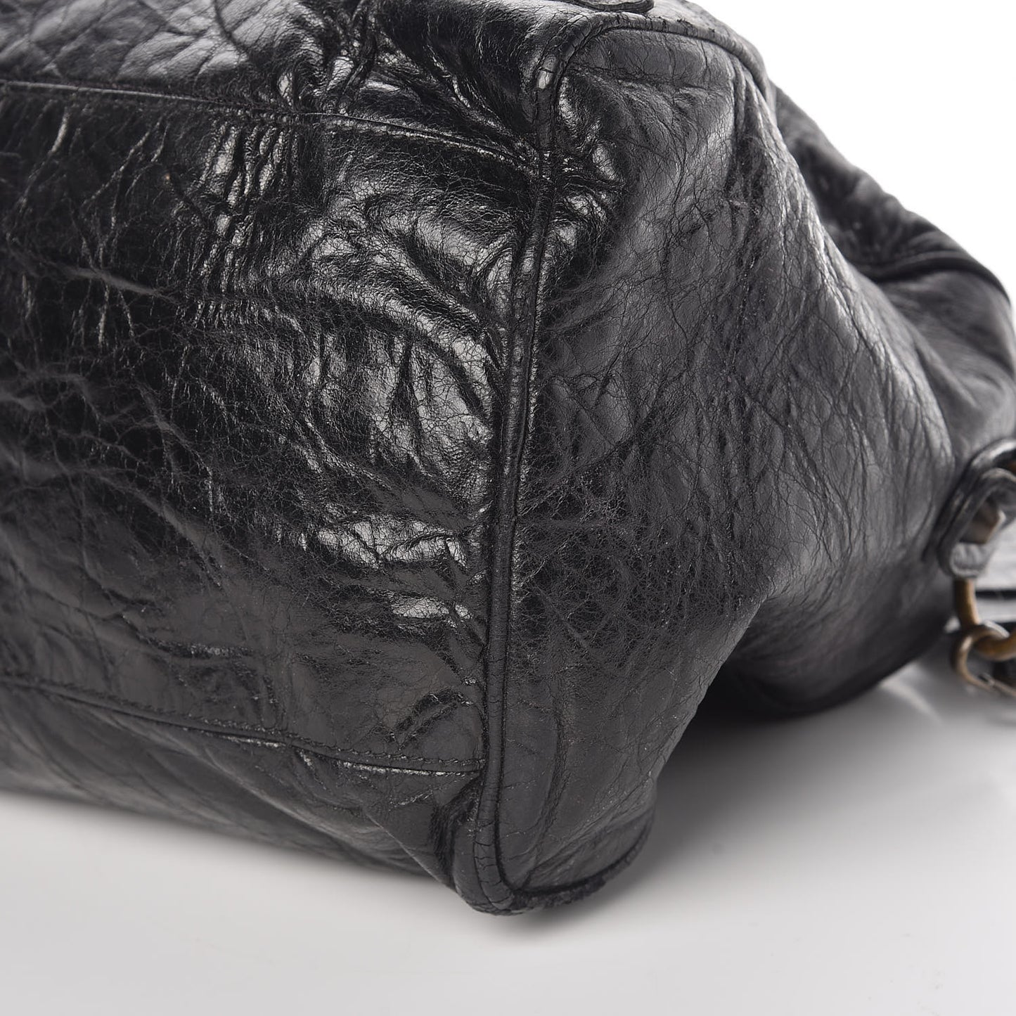 Chevre Classic Hardware Twiggy Black