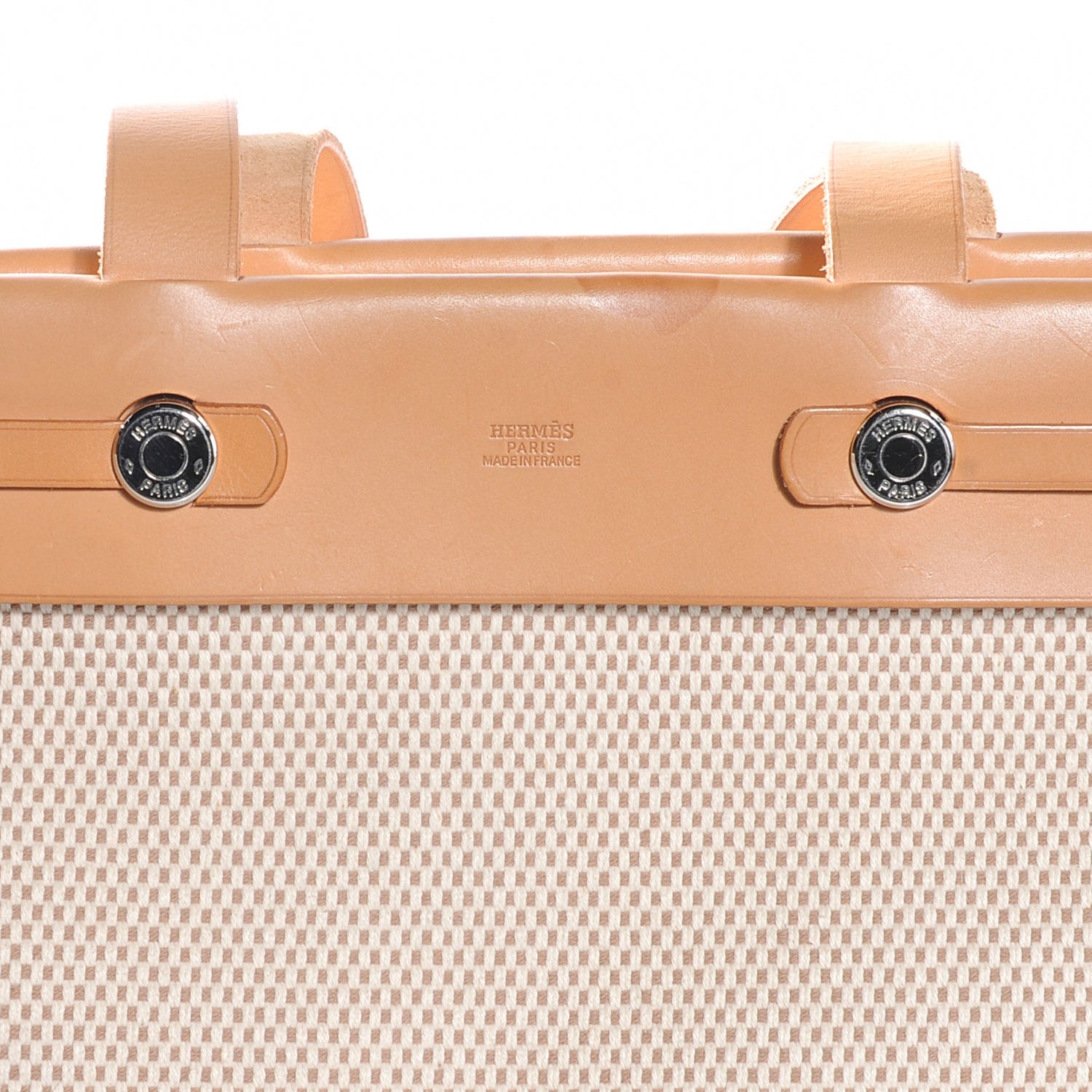 Hermes Toile Herbag Cabas Sand 7 of 7