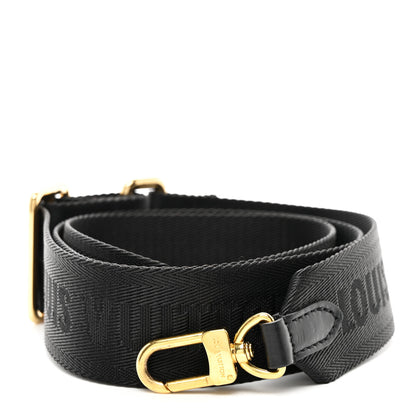 Louis Vuitton Nylon Petite Malle Souple Shoulder Strap Black 1 of 3