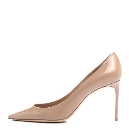 Saint Laurent Patent Calfskin Zoe 85 Pumps 39 Nude 1 of 9