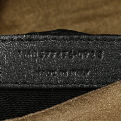 Saint Laurent Nylon Quilted Small Loulou Puffer Monogram Chain Satchel Military Green 7 of 9