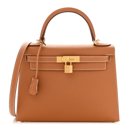 Hermes Epsom Kelly Sellier 28 Gold 1 of 12
