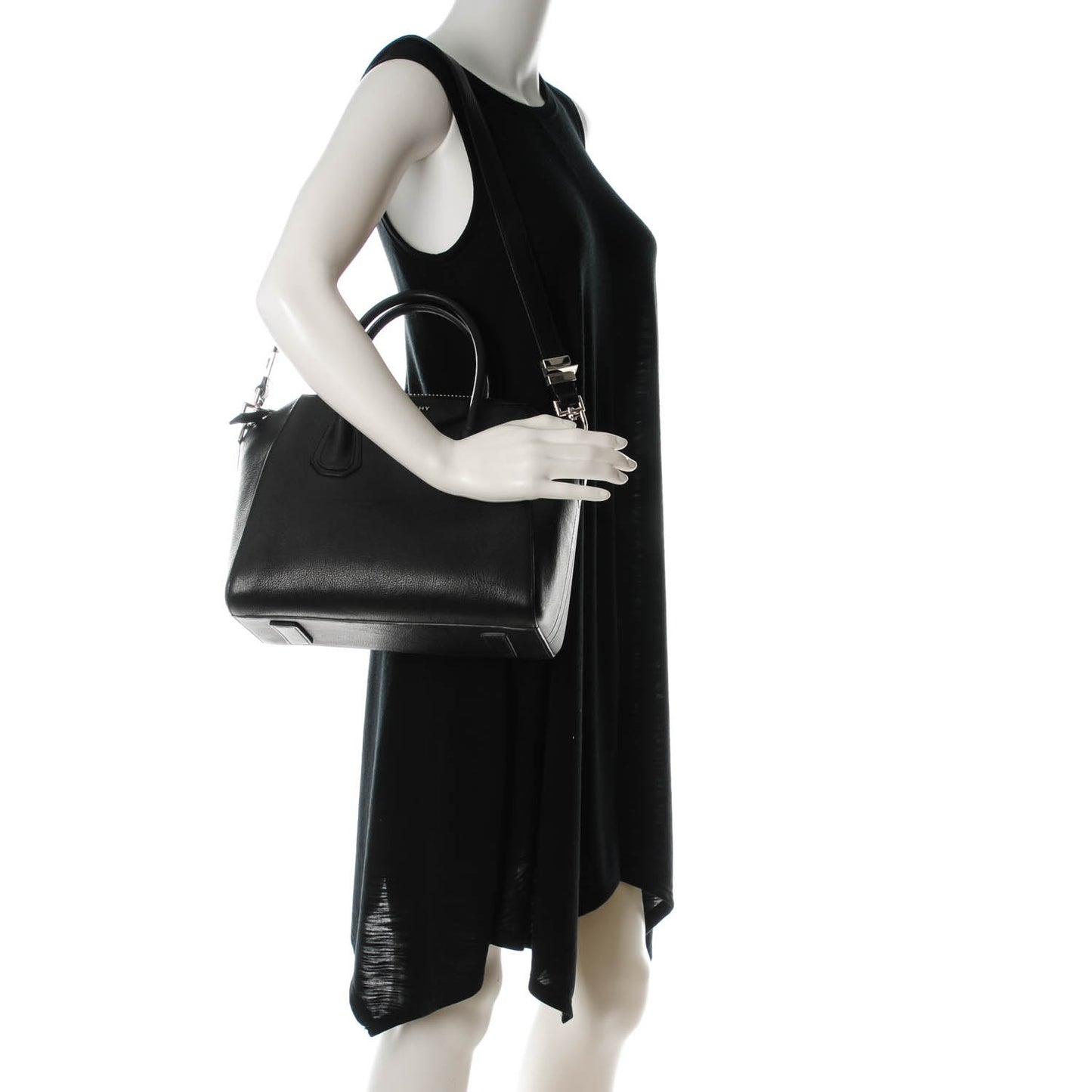 Sugar Goatskin Small Antigona Black